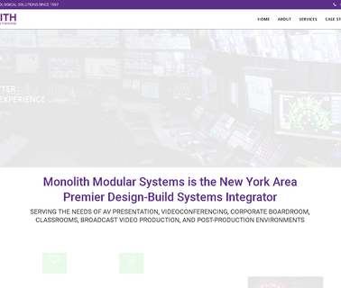 Av Systems Service Nyc Monolith Systems broadcast installation