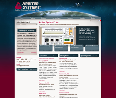 Arbiter Systems Inc frequency meters