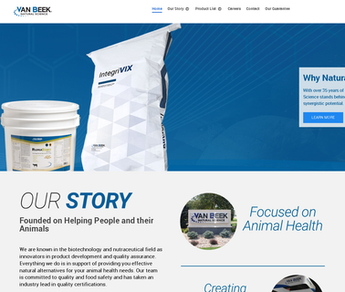Van Beek Natural Science dairy beef