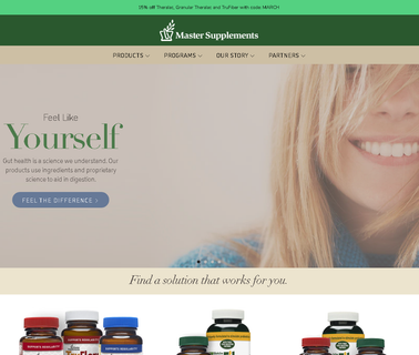 Master Supplements digestive enzyme