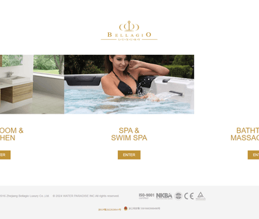 Zhejiang Bellagio Luxury spa shower room