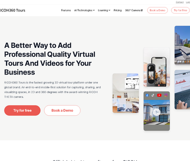 Ricoh Tours; Create Virtual Real Estate Tours ricoh savin