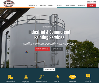R.J. Forbes Industrial & Commercial Painting Contractor Inc eureka forbes
