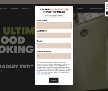 Bradley Smoker Usa brisket smoker