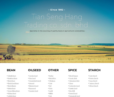Tian Seng Hang Trading barley