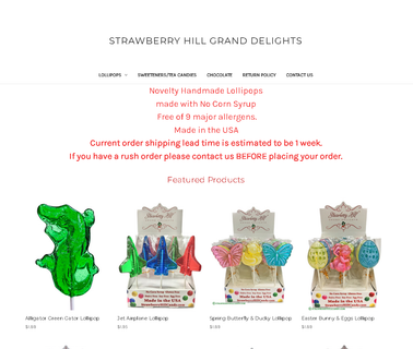 Strawberry Hill Grand Delights: Profile candy facility