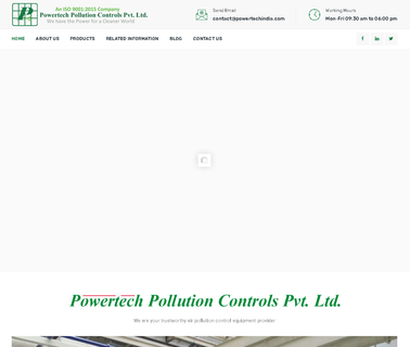 Powertech Pollution Controls industrial electrostatic air filter