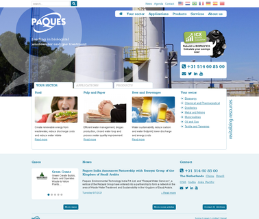 Paques Environmental Technologies chp biogas