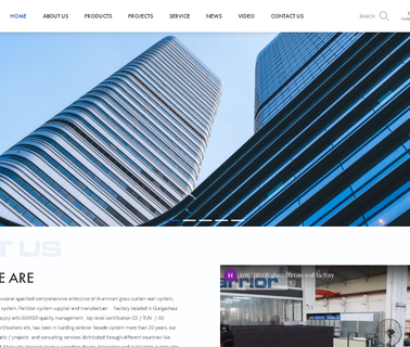 Hwarrior Curtain Wall Engineering door structure