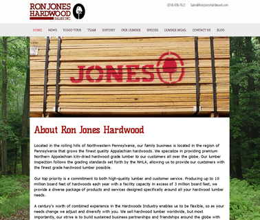 Ron Jones Hardwood Sales, delivery service business