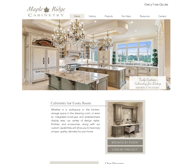 Mapleridgecabinetry dressing home