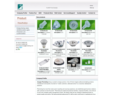 Jiangsu Phenixking Import & Export Corp,Ltd glass information