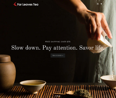 Far Leaves Tea human water