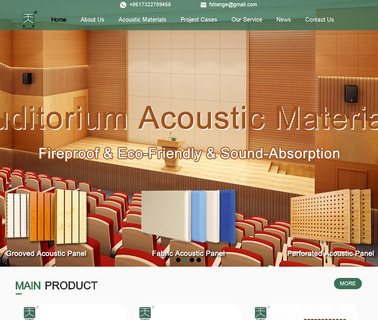Foshan Tiange Acoustic and Decor Material absorption material