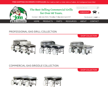 Big John Grills and Rotisseries cookware steam