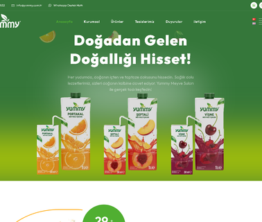 Yummy Meyve Sulari Gida Sanayi Tic. A.S fruit flavoured drinks