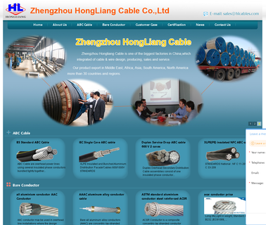Zhengzhou Hongliang Cable 1kv xlpe