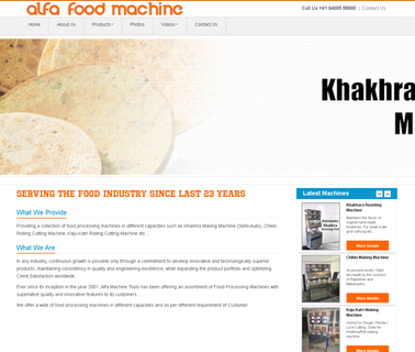Alfa Machine Tools chikki