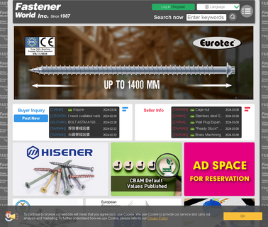 Welcome To Fastener World blueprint copies