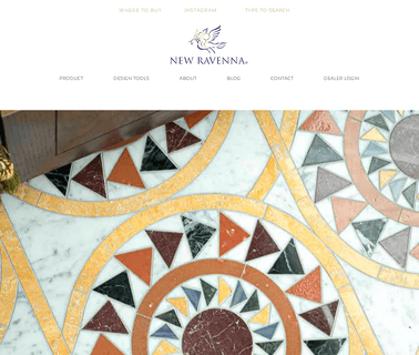 New Ravenna Mosaics floor new marble