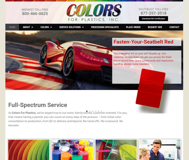 Colors for Plastics oriented plastics