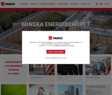Paroc Med Rockwool Stenull, Den Brands Ra rockwool