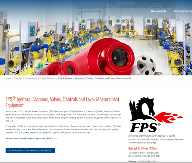 Fossil Power Systems, agricultural paper