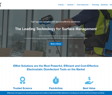 E-Mist Innovations disinfection system