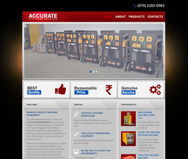 Accurate Engineering custom arc welding machine