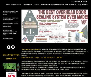 Green Hinge System heating patented