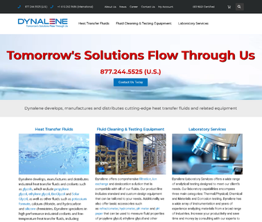 Dynalene Heat Transfer Fluids.Offering bath heat