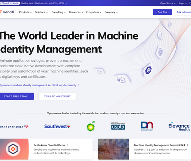 Machine Identity Protection Solutions Venafi encryption software