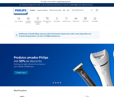 Philips Do Brasil electronic irons