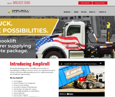 Ampliroll Hooklifts - Marrel Corp work hook