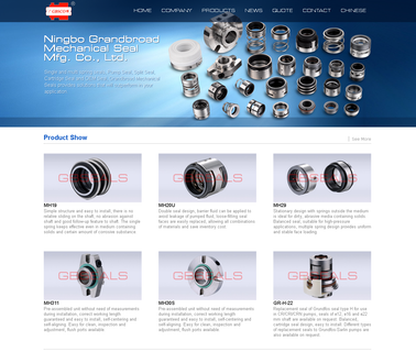 Ningbo Grandbroad Mechanical Seals Mfg. steel single spring