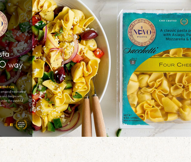 Nuovo Pasta Productions create packaging