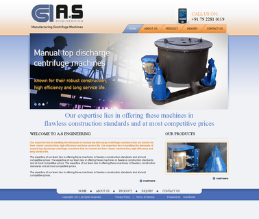 A. S. Engineering chemical industry machine