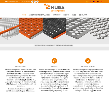 Nuba Screening Media Corp. accesorios