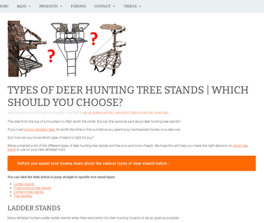 Cottonwood Outdoors Corp ameristep treestands