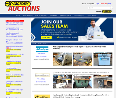 Exfactoryauctions.Com belt assembly