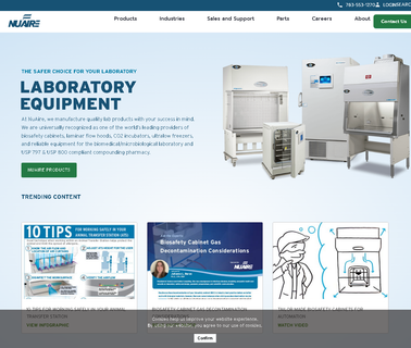 Biological Safety Cabinets and Ergo laboratory hoods