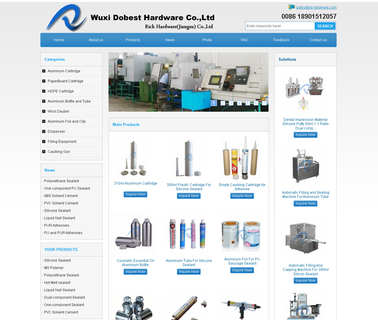 Rich Hardware aluminum tube filling sealing