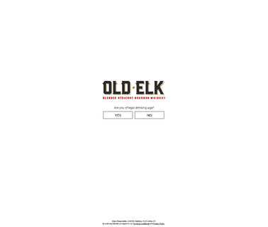 Old Elk Distillery bourbon and