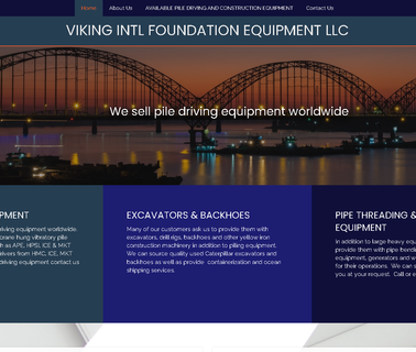Viking International Foundation Equipment bulldozer loader