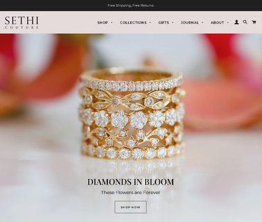 Sethi Couture amethyst briolette