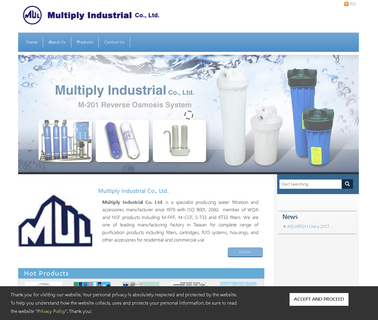 Multiply Industrial water filter tanks