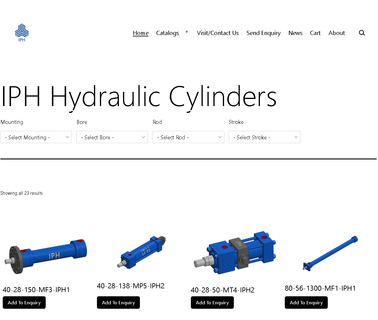 Indian Pneumatic & Hydraulic Co. cylinder standard