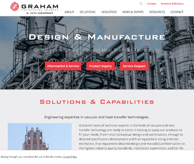 Graham Corporation Home Page chemical refining