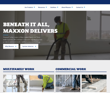 Maxxon Corporation crack flooring