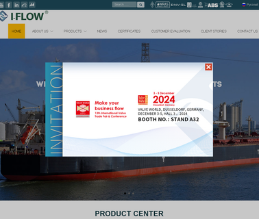 Qingdao I-Flow marine valve butterfly